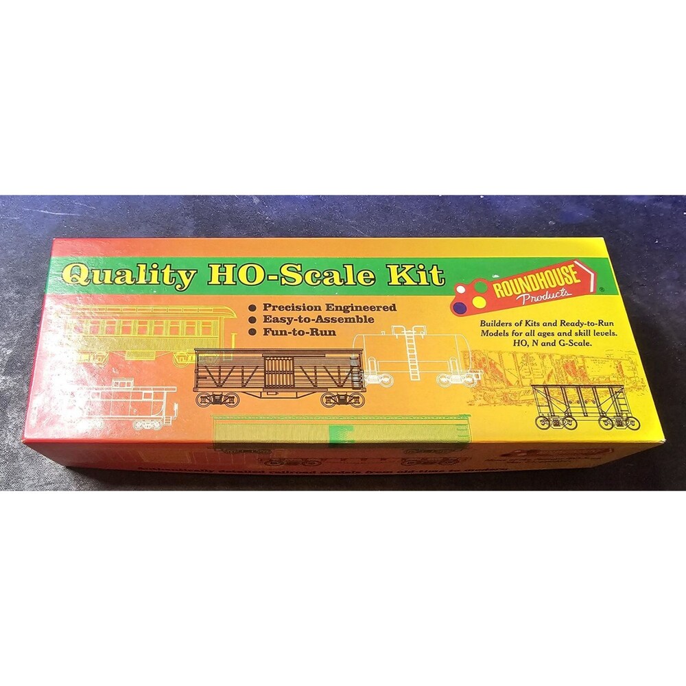 Roundhouse Products 40' Box Car - AAR 01076 ERIE HO Scale Kit